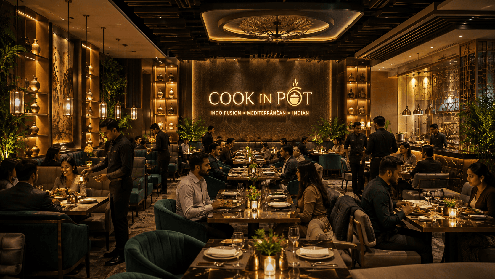 Cook In Pot restaurant dining room